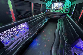 Decatur Limo Bus Interior